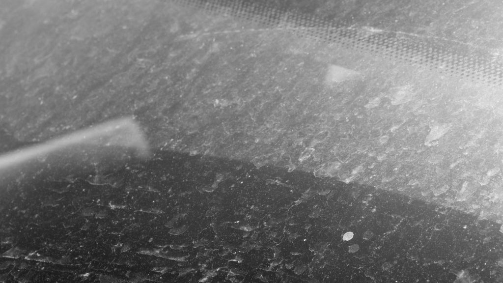 車体に付着した砂を落とさず洗車している