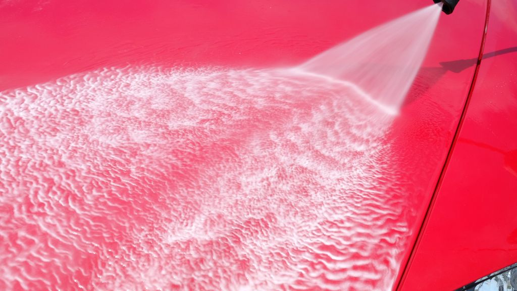 多量の水で洗う